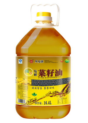 16.4L浓香压榨菜籽油（非转基因）